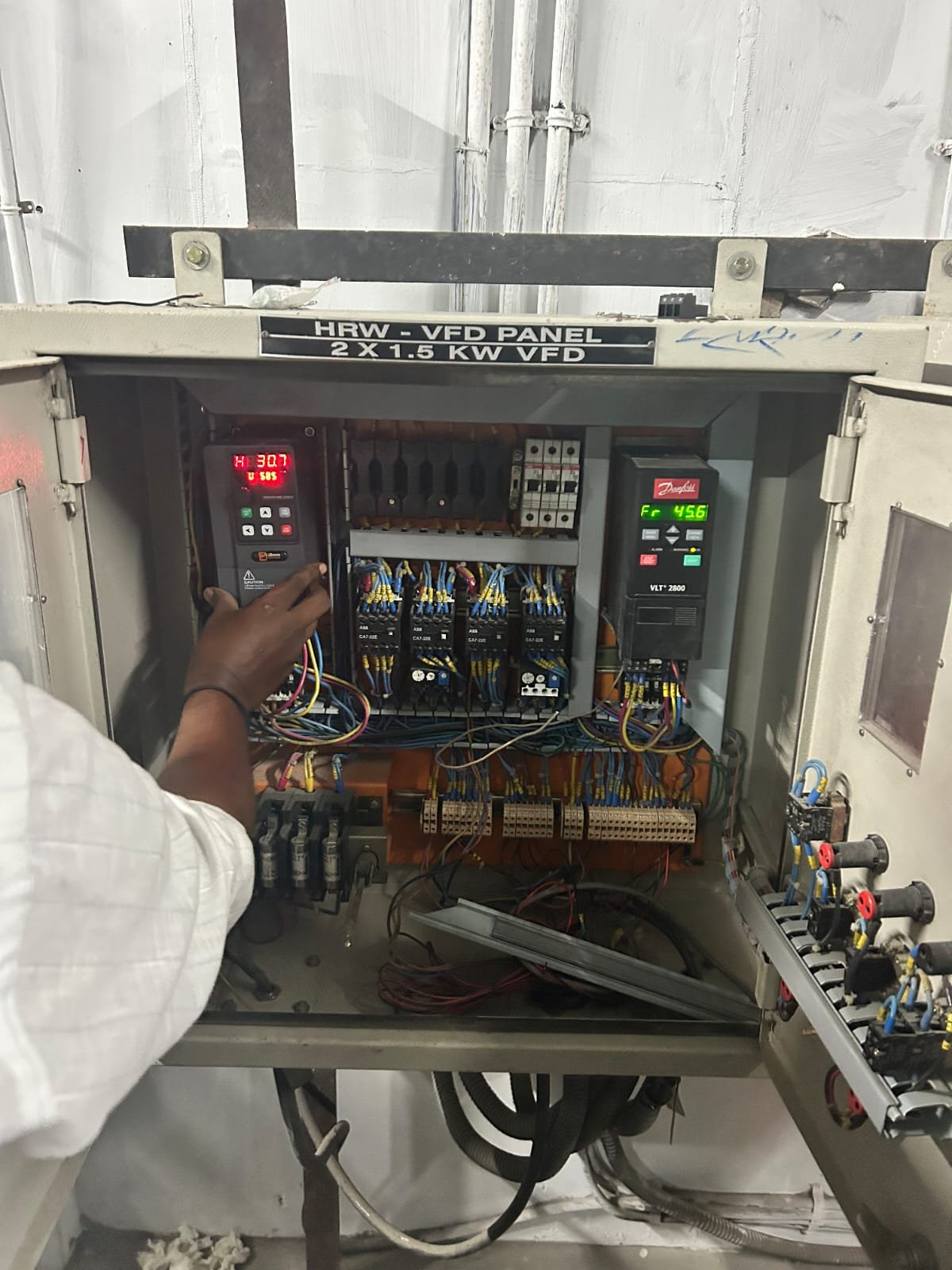 VFD Service Work On-site